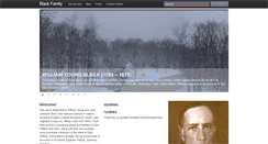 Desktop Screenshot of blackfamilygenealogy.org