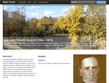 Tablet Screenshot of blackfamilygenealogy.org